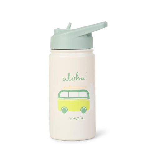 BOTELLA TÉRMICA CON PAJITA 350ml ALOHA SARO