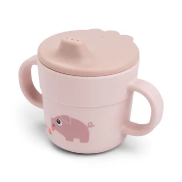 FOODIE TAZA CON ASAS ROSA