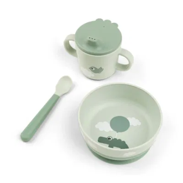 FOODIE MI PRIMERA VAJILLA CON VENTOSA VERDE