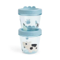 PACK 2 CONTENEDORES PORTA-ALIMENTOS TINY FARM AZUL
