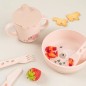 FOODIE TAZA CON ASAS ROSA