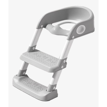 ENTRENADOR DE INODORO CON ESCALERA - GRIS