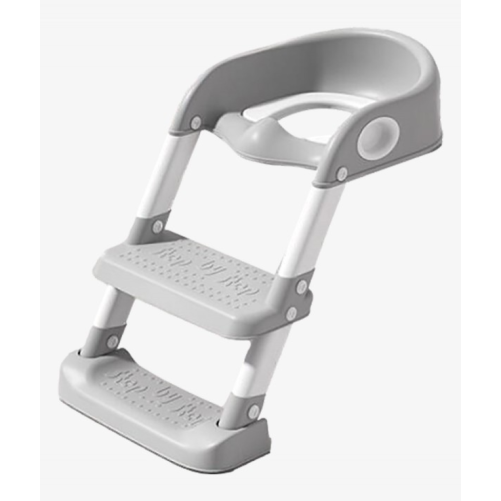 ENTRENADOR DE INODORO CON ESCALERA - GRIS