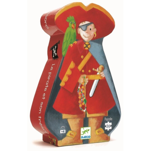 PUZZLE SILUETA EL PIRATA 36 PIEZAS