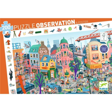 PUZZLE DE OBSEVACIÓN LA CIUDAD 200 PIEZAS