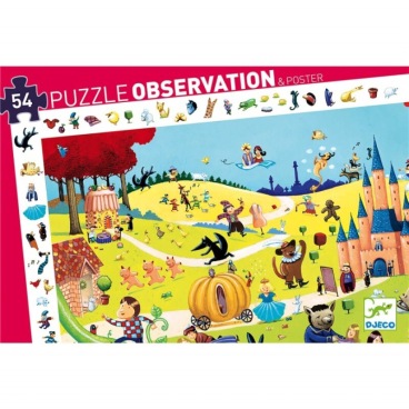 PUZZLE DE OBSERVACIÓN LOS CUENTOS 54 PIEZAS