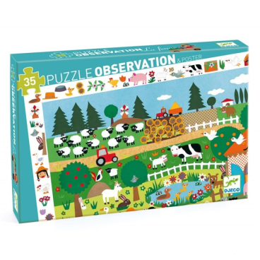 PUZZLE DE OBSERVACIÓN LA GRANJA 35 PIEZAS