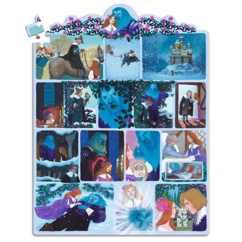PUZZLES CUENTOS LA BELLA Y LA BESTIA 100 PIEZAS