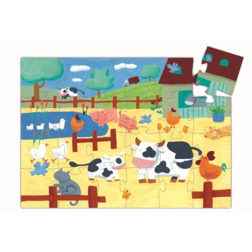 PUZZLE SILUETA LAS VACAS 24 PIEZAS