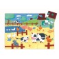 PUZZLE SILUETA LAS VACAS 24 PIEZAS