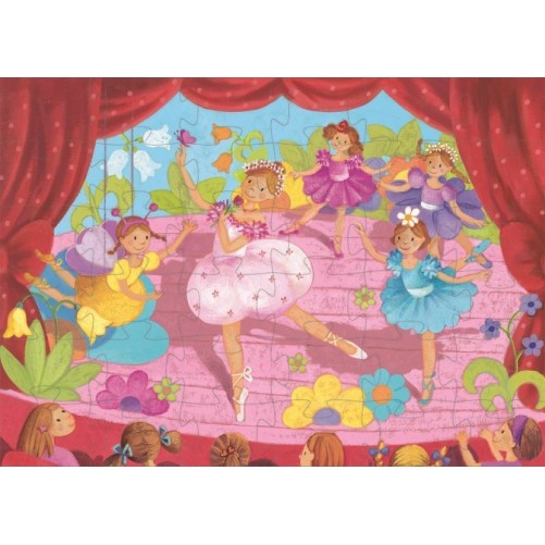 PUZZLE SILUETA LA BAILARINA 36 PIEZAS