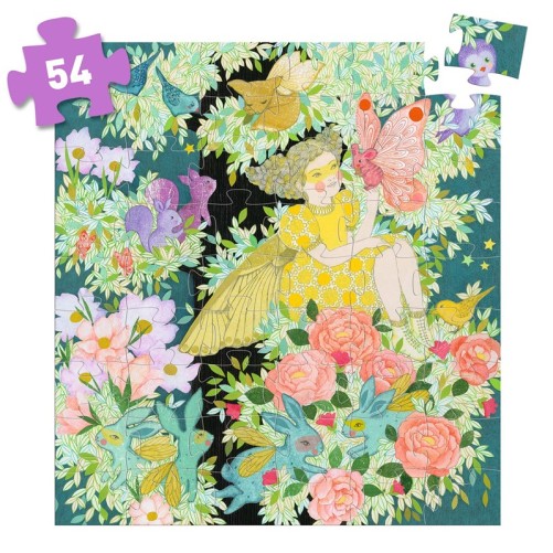 PUZZLE SILUETA EL ÁRBOL DE FLORA 54 PIEZAS