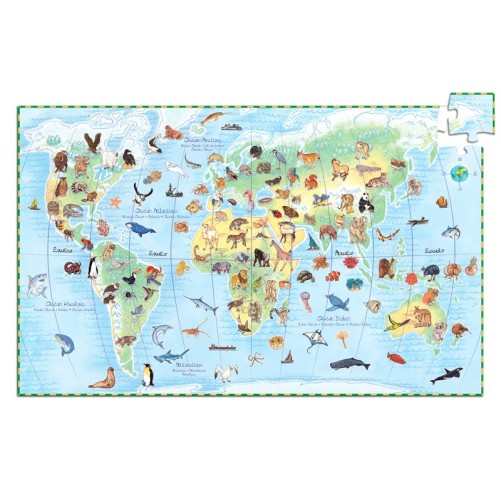 PUZZLE OBSERVACIÓN LOS ANIMALES DEL MUNDO 100 PIEZAS