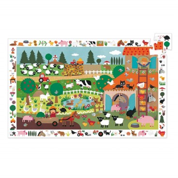 PUZZLE DE OBSERVACIÓN LA GRANJA 35 PIEZAS