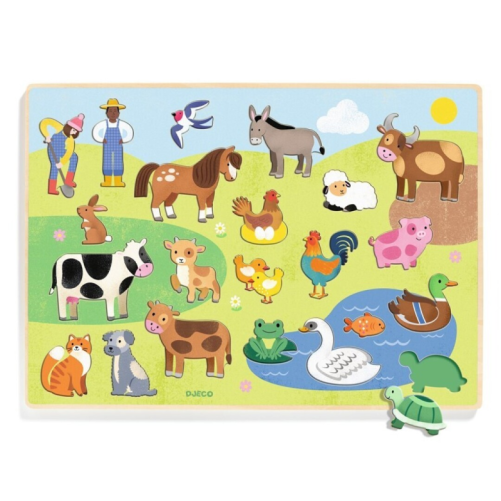 PUZZLE ENCAJABLE LA GRANJA