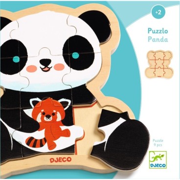 PUZZLE ENCAJABLE OSO PANDA