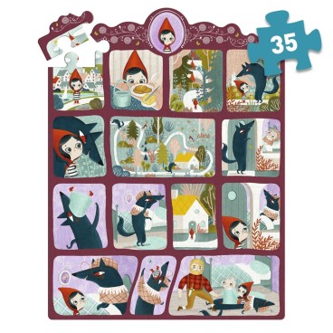 PUZZLES CUENTOS CAPERUCITA ROJA 35 PIEZAS