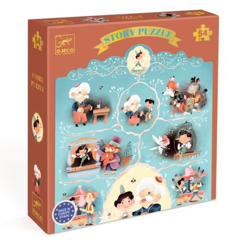PUZZLE CUENTOS PINOCHO DJECO