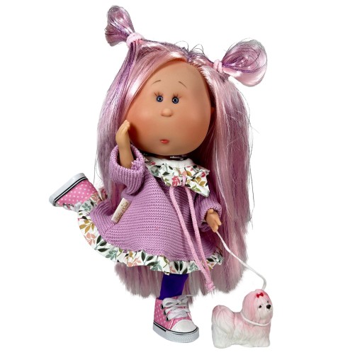 MUÑECA MIA PET PINK 30cm