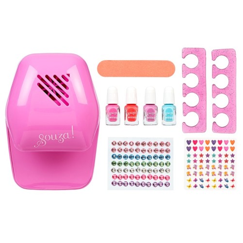 SET DE SECADOR Y ESMALTE DE UÑAS