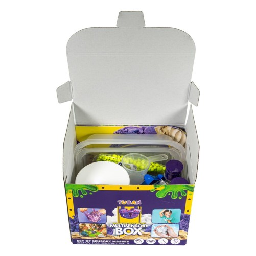 TUBAN BOX MULTISENSORIAL - CONJUNTO DE MASAS SENSORIALES