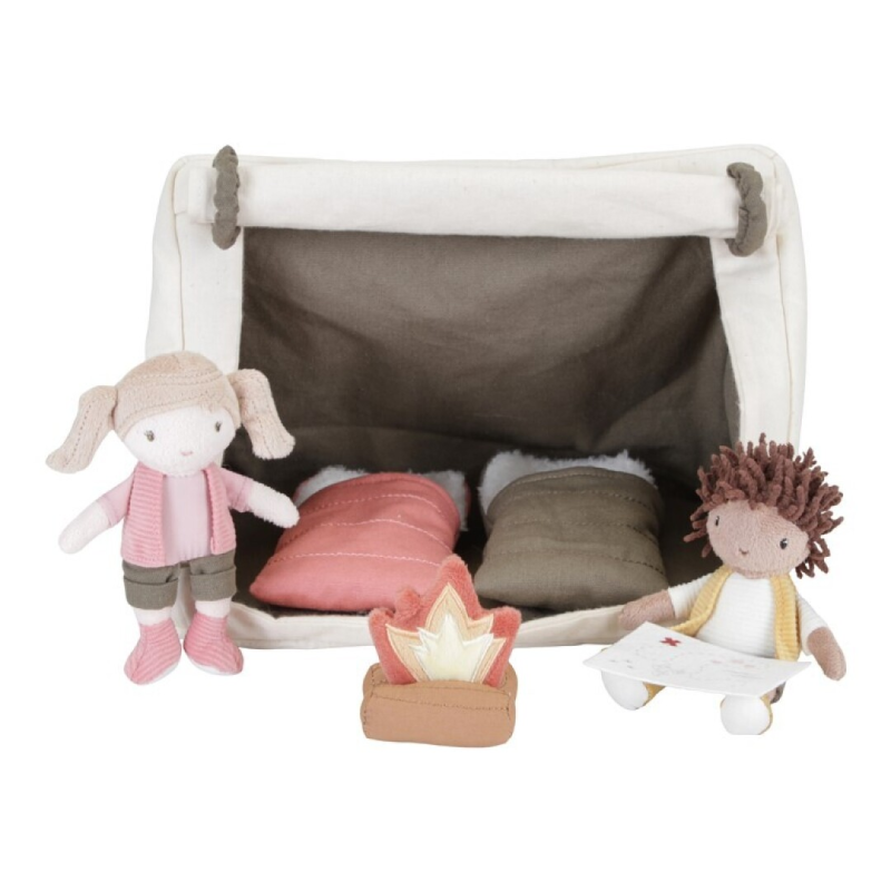 PLAYSET CAMPING CON MUÑECO LITTLE DUTC