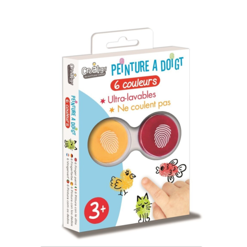 6 PINTURAS CON LOS DEDOS