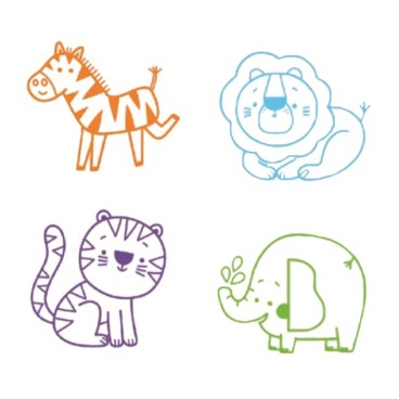 MIS PRIMEROS SELLOS ANIMALES DE LA SABANA