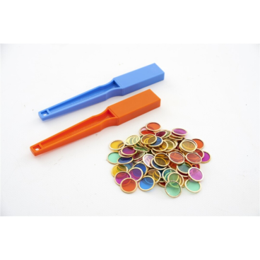 TICKIT CONJUNTO DE 2 VARITAS Y 100 FICHAS MAGNÉTICAS