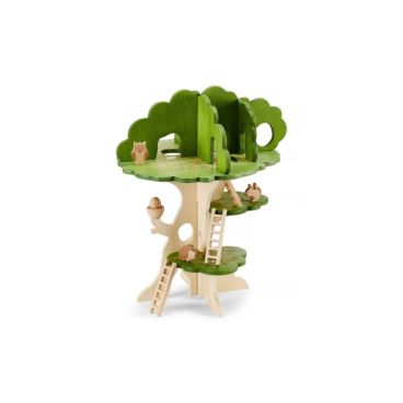 TICKIT CASA EN EL ÁRBOL DE MADERA 15 PIEZAS
