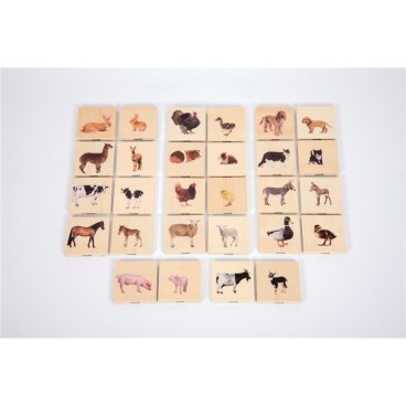 TICKIT CONJUNTO 28 FICHAS ANIMALES DOMÉSTICOS FSC 100%