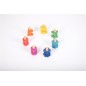 TICKIT FORMAS GEOMÉTRICAS DE MADERA ARCO IRIS 14 PIEZAS