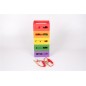 TICKIT CONJUNTO DE 5 CAJAS DE MADERA DE FRUTAS Y VERDURAS 28 PIEZAS