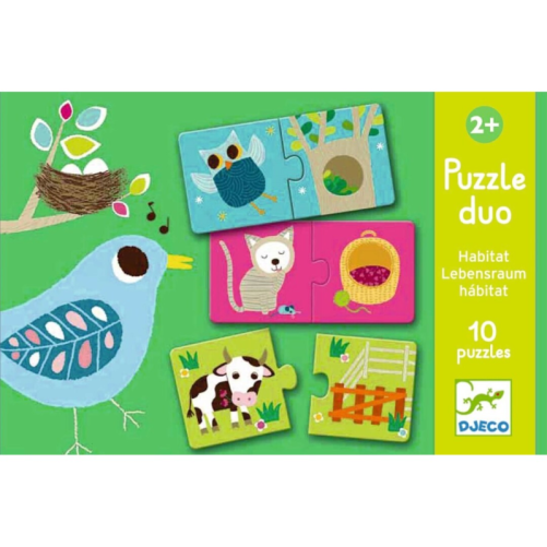 PUZZLE EDUCATIVO DÚO HABITAT