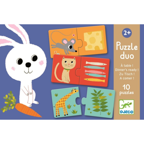 PUZZLE EDUCATIVO DÚO A COMER!