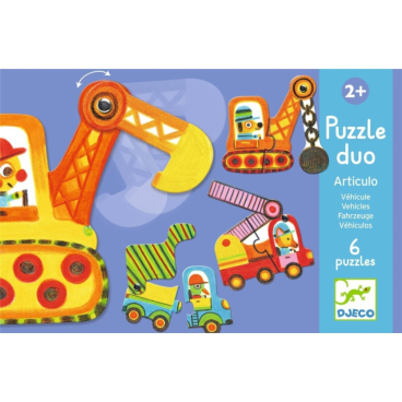 PUZZLE EDUCATIVO DUO VEHÍCULOS ARTICULADOS