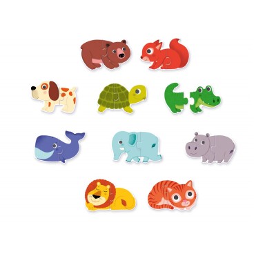 PUZZLE EDUCATIVOS DUO ANIMALES