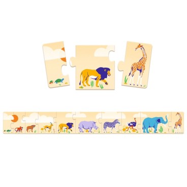 PUZZLE EDUCATIVO PEQUEÑOS Y GRANDES