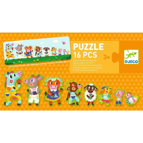 PUZZLE EDUCATIVO GRANDES Y PEQUEÑOS LA GRANJA