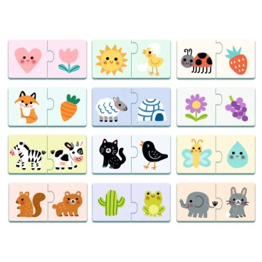 PUZZLE EDUCATIVO DÚO COLORES
