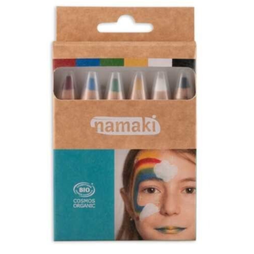 SET 6 LÁPICES MAQUILLAJE NAMAKI- RAINBOW