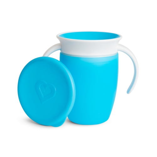 TAZA ANTIGOTEO AZUL 360º CON TAPA