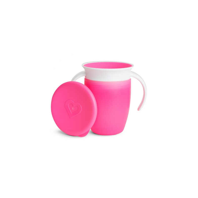 TAZA ANTIGOTEO MIRACLE 360º ROSA 200ML