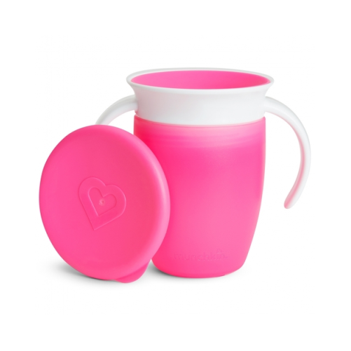 TAZA ANTIGOTEO MIRACLE 360º ROSA 200ML