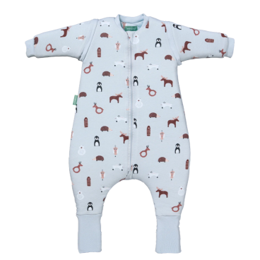 PIJAMA MANTA CON MANGAS Y CALCETINES ANTIDESLIZANTES - WINTER ANIMALS - TOG 2.5