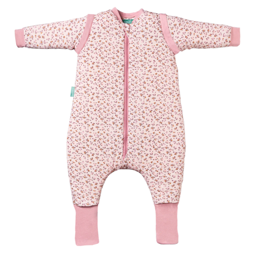 PIJAMA MANTA CON MANGAS Y CALCETINES ANTIDESLIZANTES - MISTY ROSE - TOG 2.5