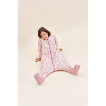 PIJAMA MANTA CON MANGAS Y CALCETINES ANTIDESLIZANTES - MISTY ROSE - TOG 2.5