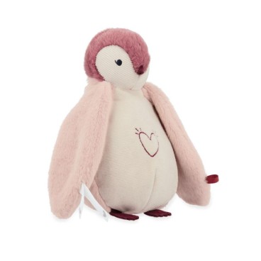 LUZ NOCTURNA PINGUINO DE PELUCHE ROSA