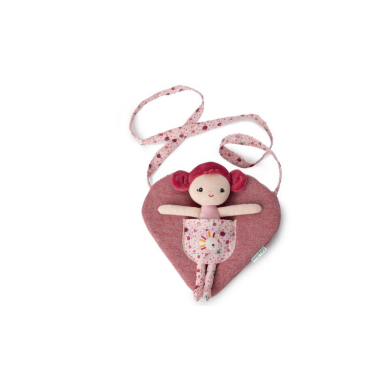 MUÑECA ALINE CON BOLSA EN FORMA DE CORAZÓN