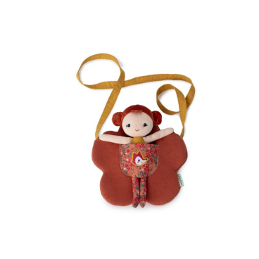 MUÑECA ADÈLE CON BOLSO DE FLOR